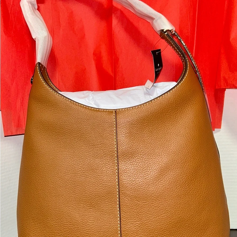 Kate Spade Tan Leather Hobo Bag